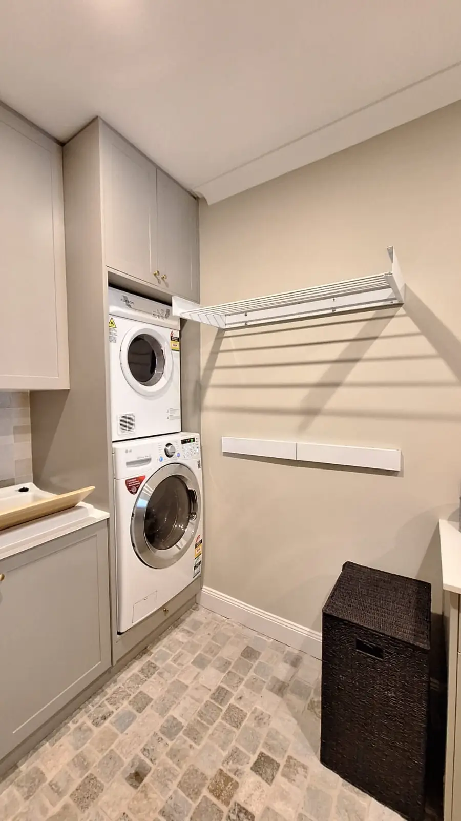 Wall Mounted Indoor Drying Rack + Socks & Undies Hanger from Vendline